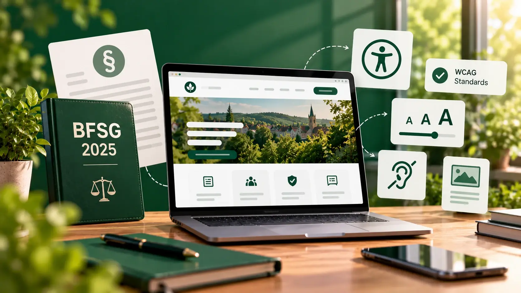 Barrierefreiheitsstärkungsgesetz (BFSG): barrierefreie Website in Eberswalde